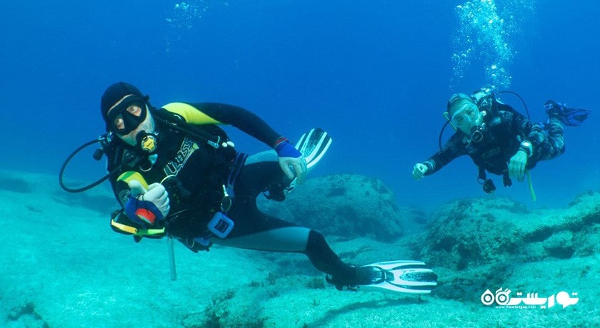 سرگرمی غواصی با تجهیزات در قبرس شمالی شهر قبرس شمالی کشور نیکوزیای شمالی