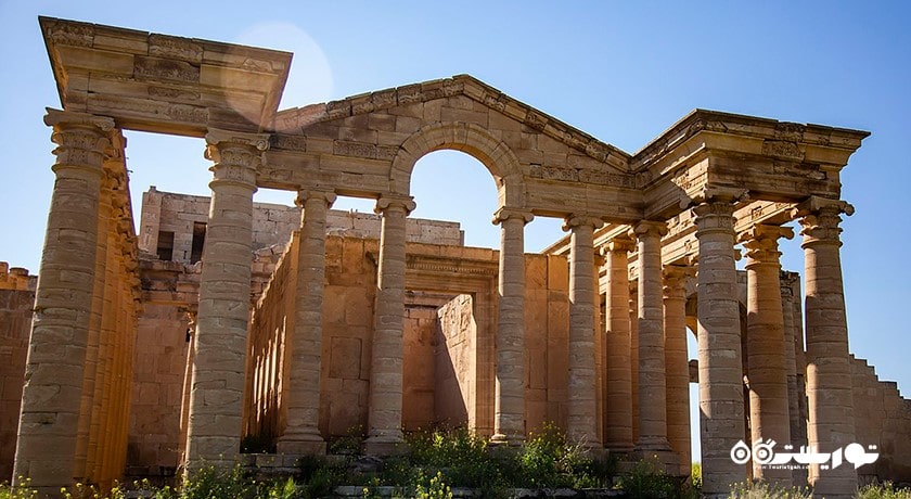  ویرانه های هترا شهر عراق کشور بغداد