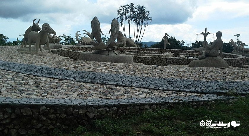  آبشار تار نیم شهر تایلند کشور کو سامویی