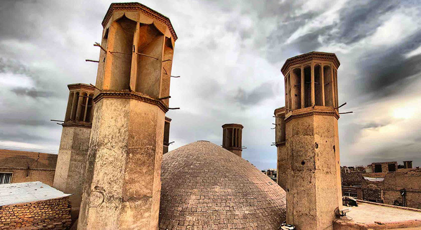  آب انبار شش بادگیر شهرستان یزد استان یزد