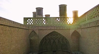  آب انبار شش بادگیر شهرستان یزد استان یزد