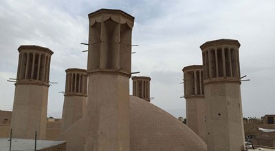 آب انبار شش بادگیر شهرستان یزد استان یزد