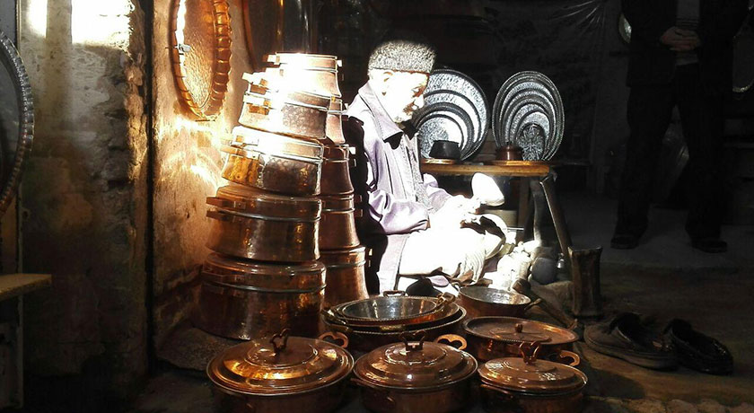  بازار مسگرهای شیراز شهر فارس استان شیراز