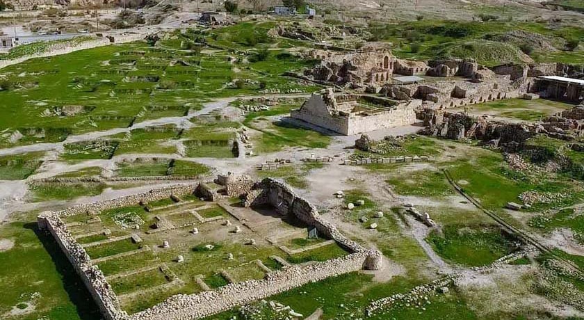  شهر تاریخی و موزه بیشاپور شهرستان فارس استان کازرون