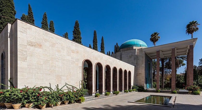  آرامگاه سعدی شهرستان فارس استان شیراز