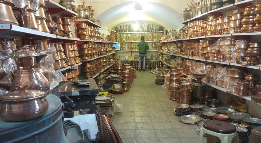  بازار مسگر ها شهر یزد استان یزد