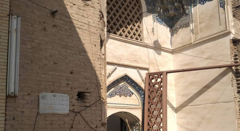 سردر مسجد زاویه -  شهر یزد