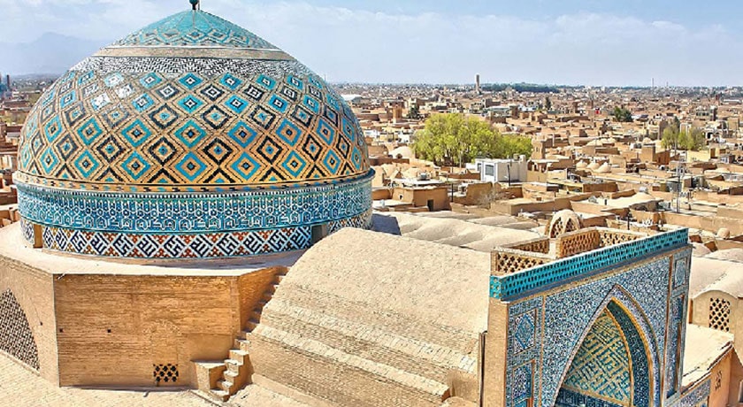  بافت تاریخی شهر یزد شهرستان یزد استان یزد