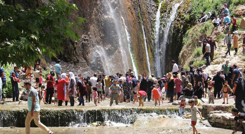آبشار بی بی سیدان -  شهر سمیرم