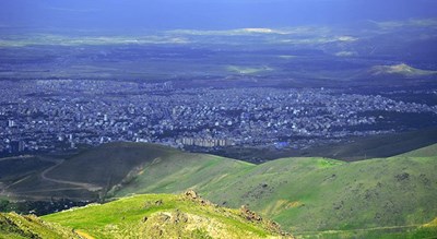کوه الوند -  شهر همدان