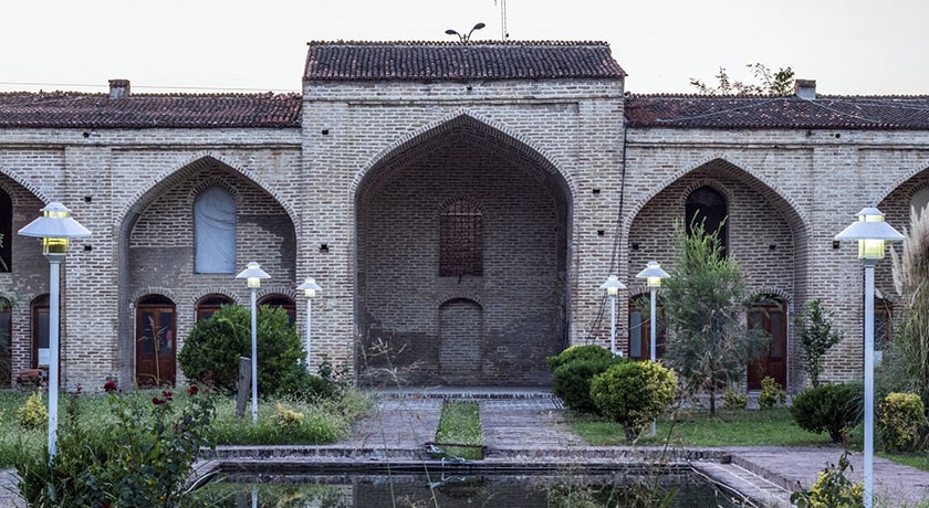  مسجد جامع شاه عباسی فرح آباد شهرستان مازندران استان ساری