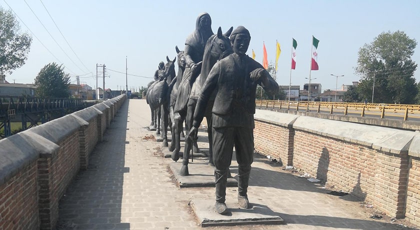  پل محمد حسن خان شهرستان مازندران استان بابل