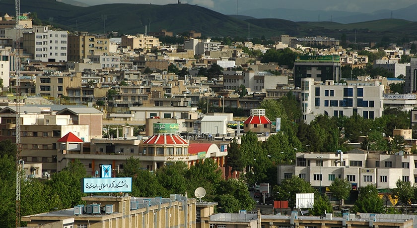 شهر سنندج در استان کردستان - توریستگاه