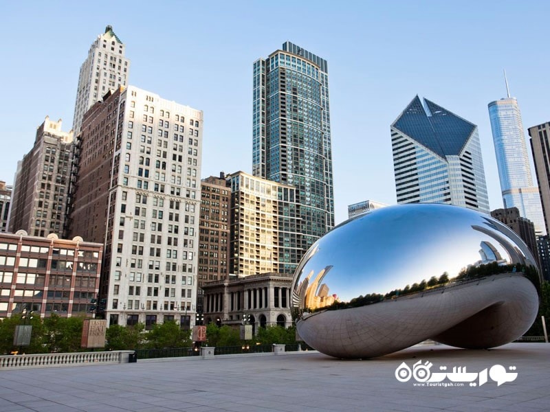 شیکاگو در ایالت ایلینوی (Illinois) با 54.1 میلیون بازدیدکننده