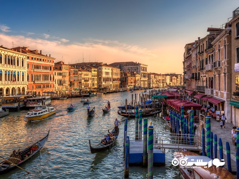 آبراه بزرگ ونیز (The Grand Canal in Venice) در کشور ایتالیا