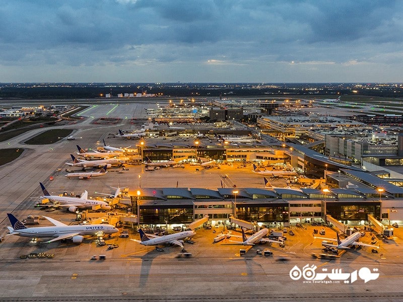 8. فرودگاه بین قاره ای جورج بوش (IAH) (44 کیلومتر مربع)