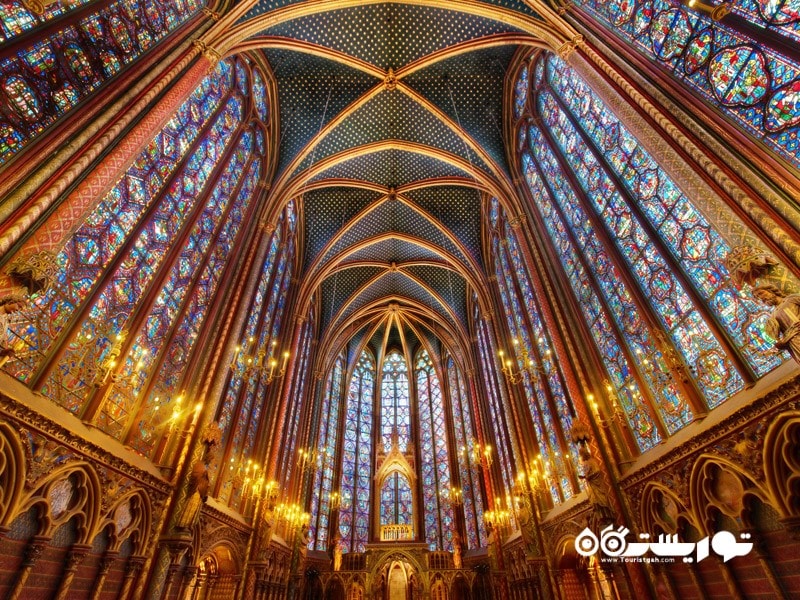 سنت چاپله در پاریس (Saint-Chapelle in Parsi) در کشور فرانسه