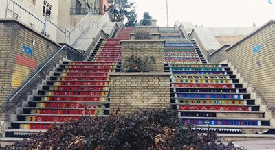  پله های خیابان ولیعصر شهرستان تهران استان تهران