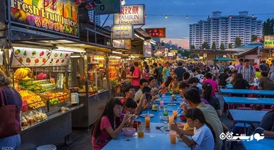 مرکز خرید بازارهای شبانه در لنکاوی شهر مالزی کشور لنکاوی