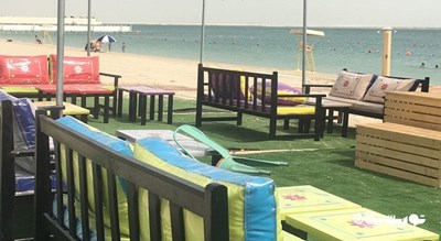 سرگرمی ساحل البطین شهر امارات متحده عربی کشور ابوظبی