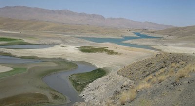  دریاچه سد گلپایگان شهرستان اصفهان استان گلپایگان