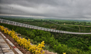 بلندترین پل معلق خاورمیانه در مشکین شهر