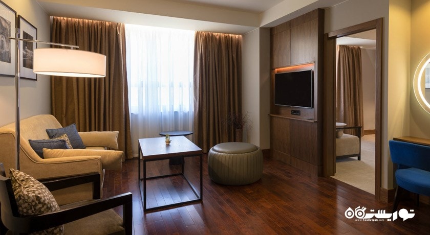 محوطه نشیمن سوئیت یک خوابه