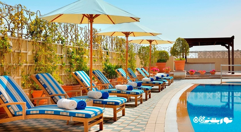 استخر روباز هتل آپارتمان ماریوت اگزکیوتیو دبی کریک
