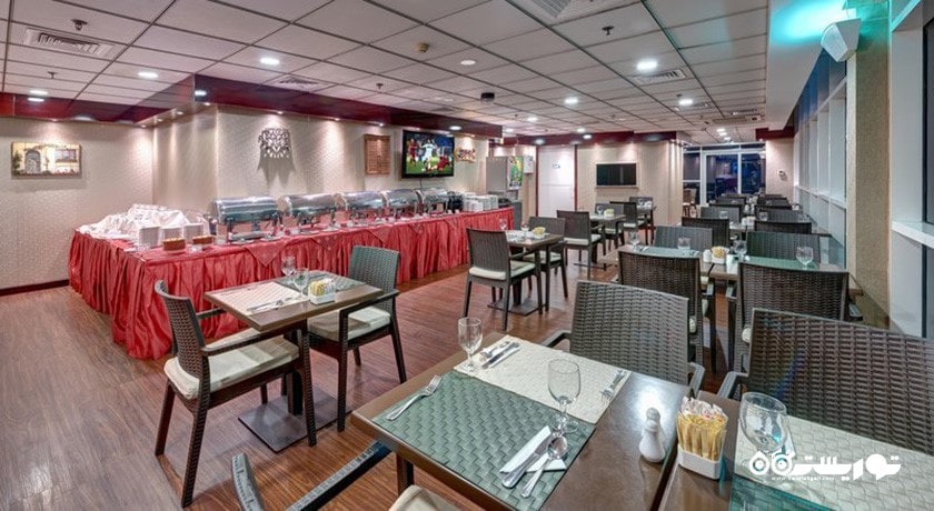 نمای رستوران بوفه سلف سرویس هتل