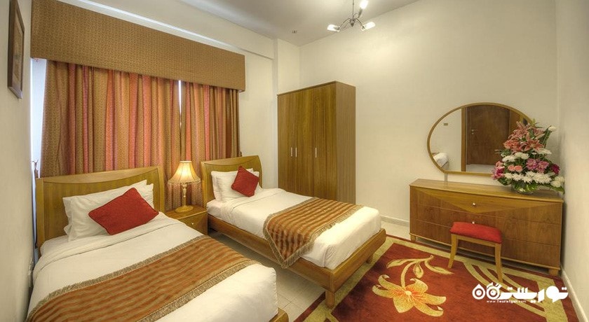تخت های توئین آپارتمان دوخوابه دلوکس