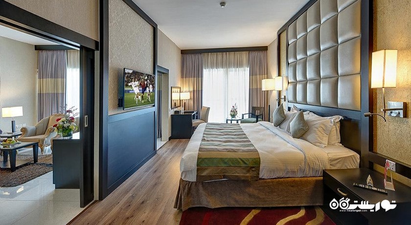نمای تخت بزرگ سوئیت دلوکس