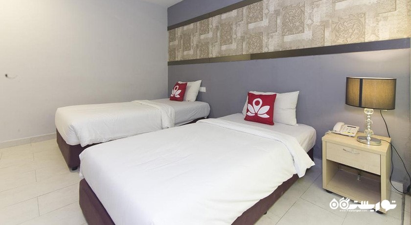 نمای تخت های اتاق توئین