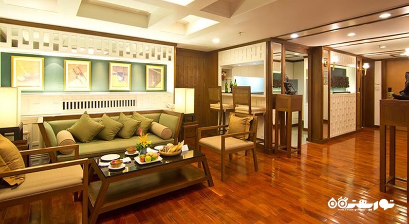 محوطه نشیمن سوئیت یک خوابه