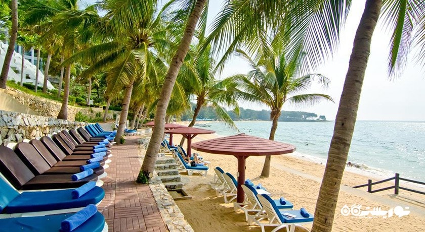 نمای ساحل هتل رویال کلیف بیچ
