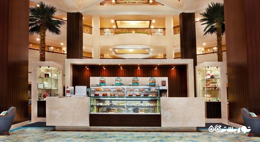 نمای لابی لانج کافه گزیبو