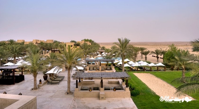 محوطه فضای سبز هتل