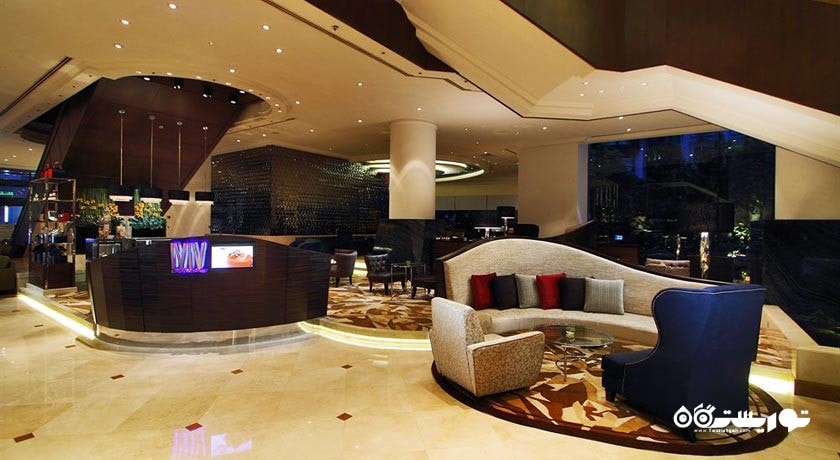 نمای محوطه نشیمن لابی هتل