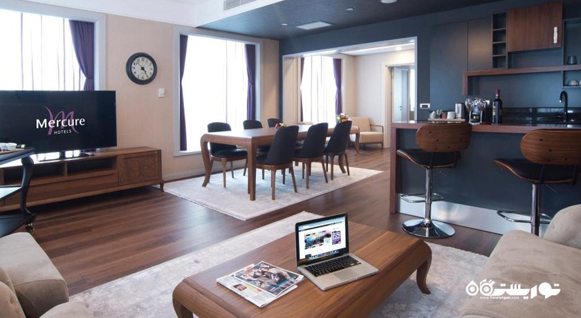 نمای محوطه نشیمن اتاق دبل