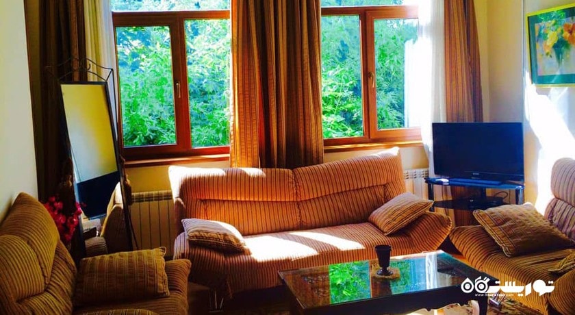 محوطه نشیمن آپارتمان دوخوابه