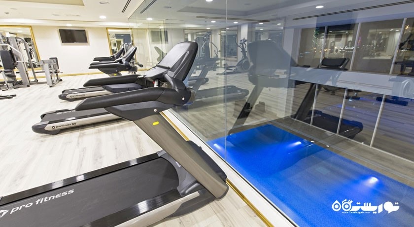 تردمیل های سالن ورزشی هتل
