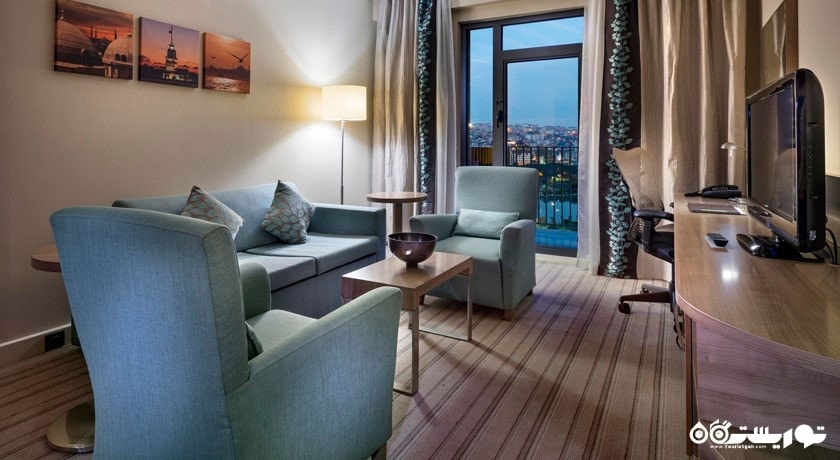 محوطه نشیمن سوئیت هتل	