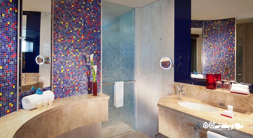 نمای حمام سوئیت استودیو