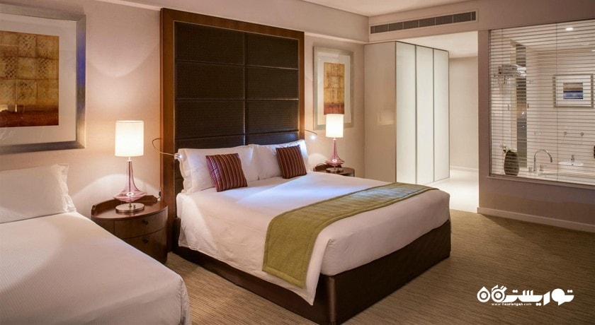 نمای تخت بزرگ اتاق سوپریور