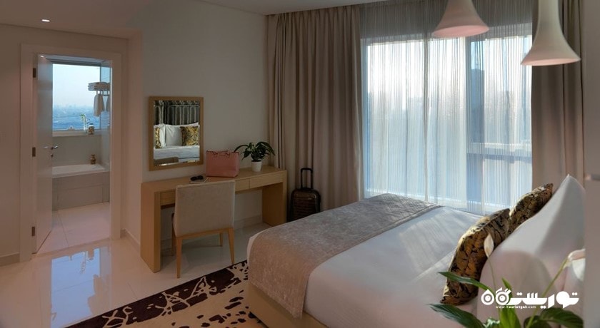 نمای تخت بزرگ سوئیت یک خوابه