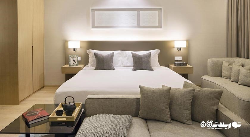 تخت بزرگ آپارتمان استودیو