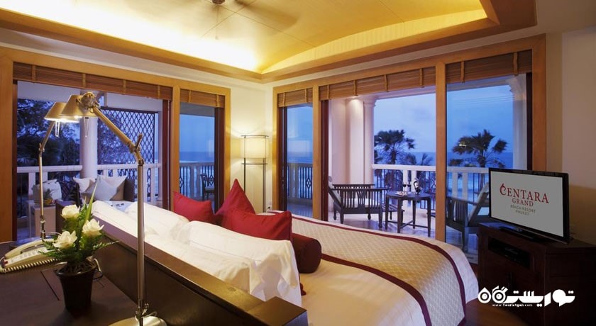 نمای تخت بزرگ اتاق پرمیوم دلوکس