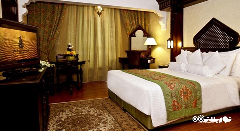 نمای تخت بزرگ اتاق دلوکس