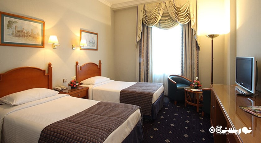 تخت های توئین اتاق دلوکس