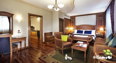 نمای تخت بزرگ سوئیت هتل