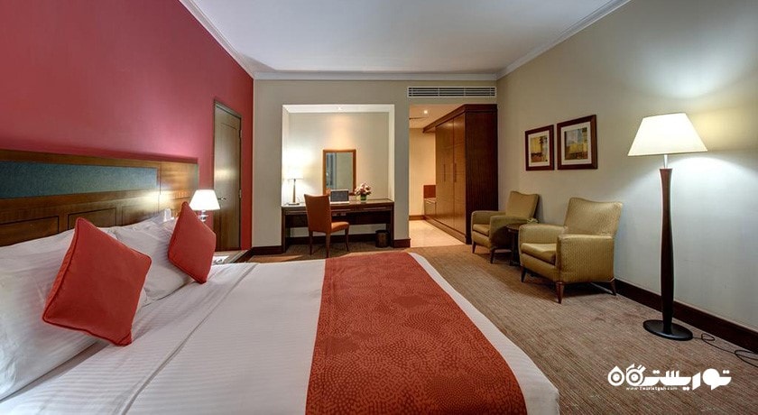 نمای تخت بزرگ سوئیت یک خوابه